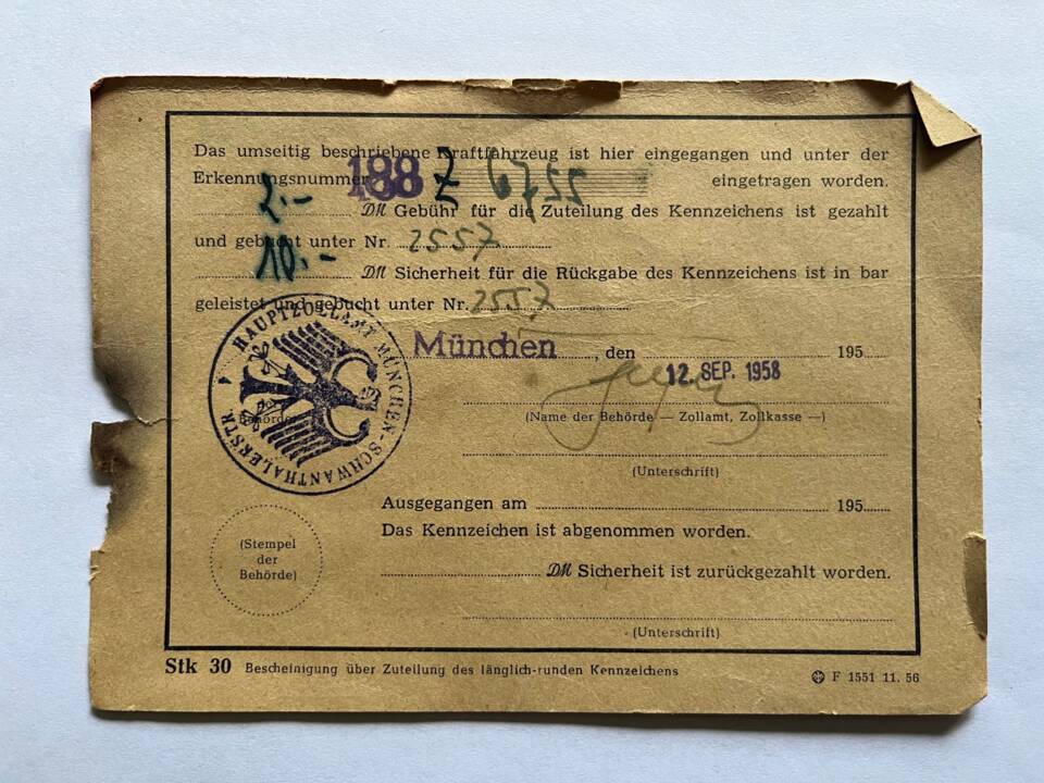 Bild 180/186 von Porsche 356 A 1600 (1958)