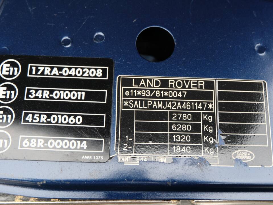 Afbeelding 88/95 van Land Rover Range Rover 4.6 Vogue (2002)