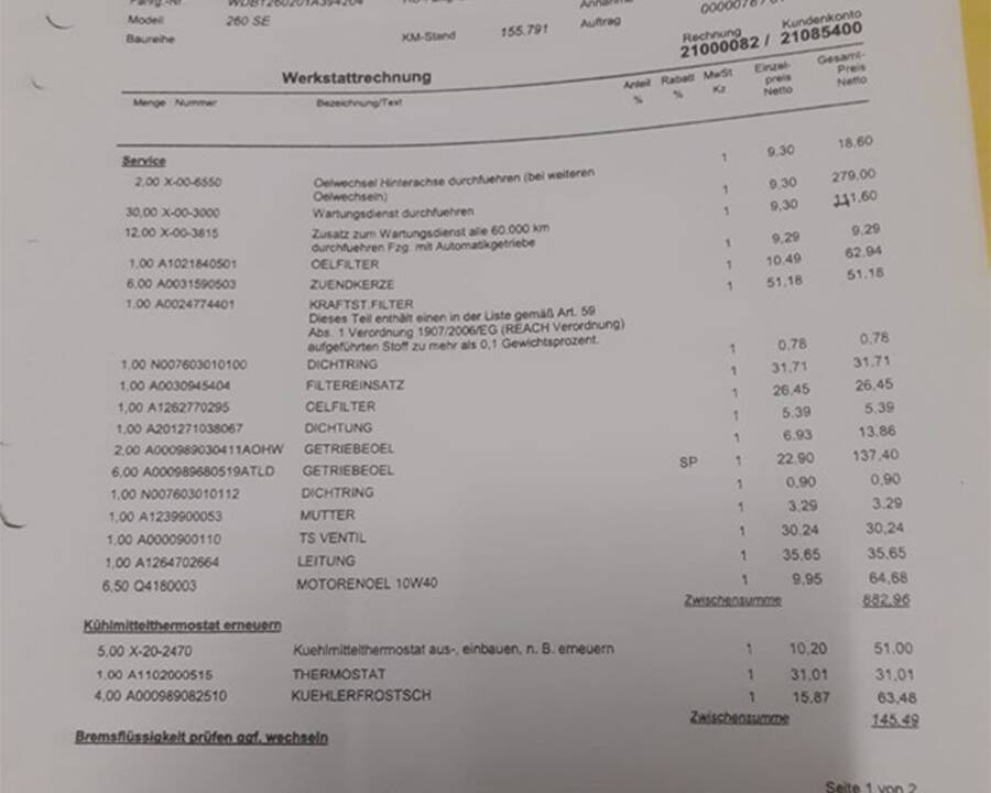 Image 23/39 of Mercedes-Benz 260 SE (1988)