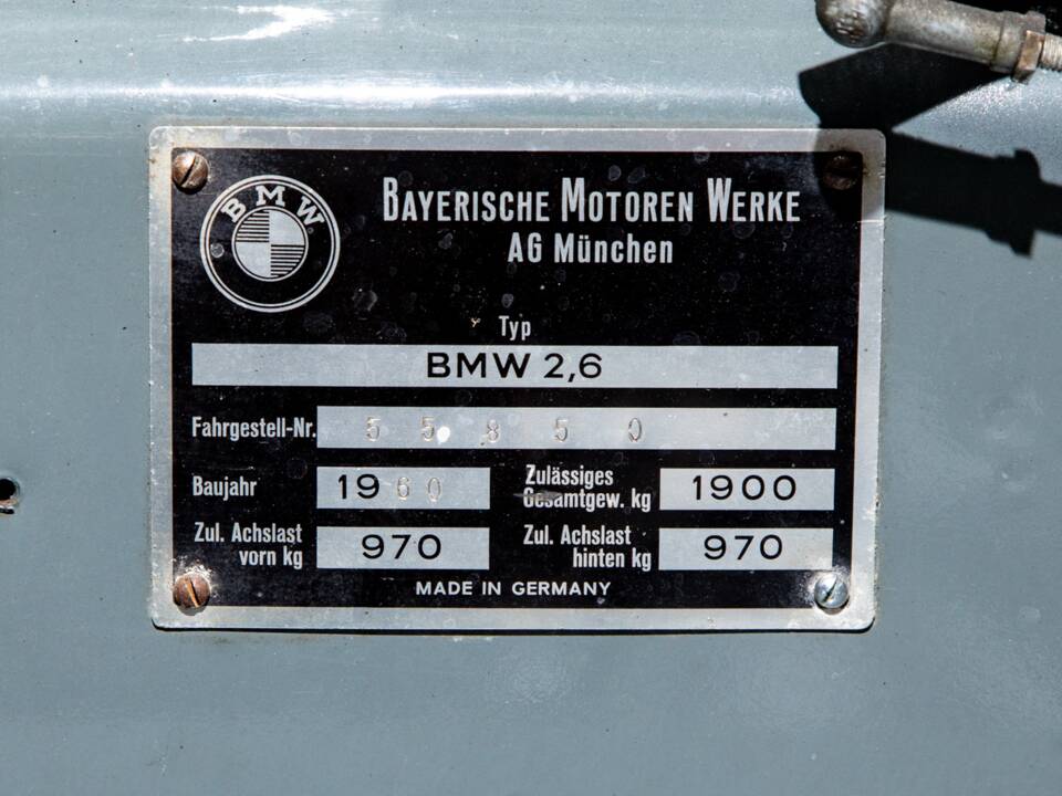 Afbeelding 23/23 van BMW 501 V8 (1958)