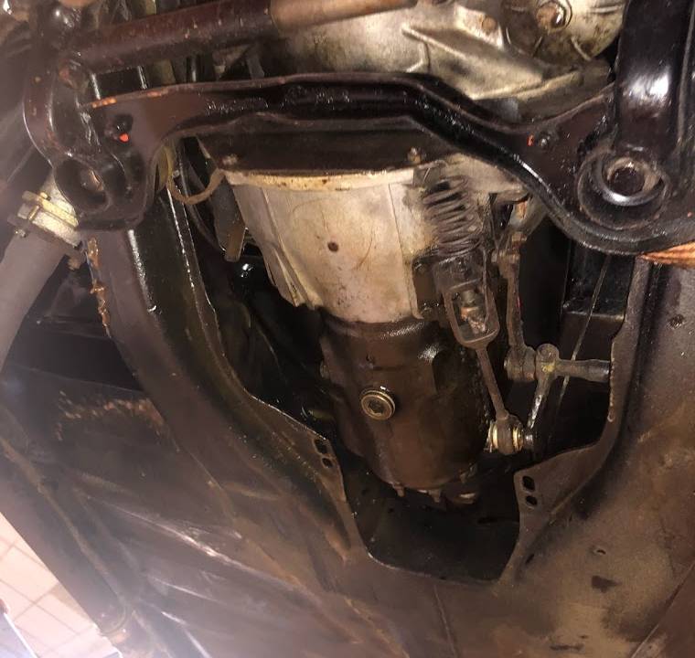 Der ganze Unterboden ist trocken.