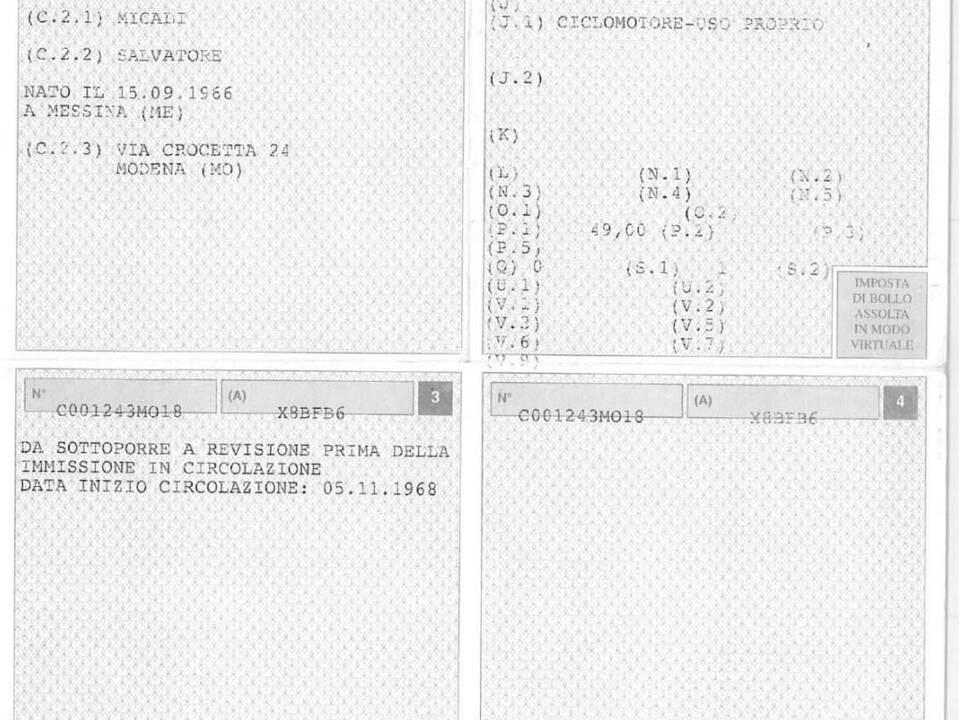 Immagine 8/11 di Piaggio DUMMY (1968)