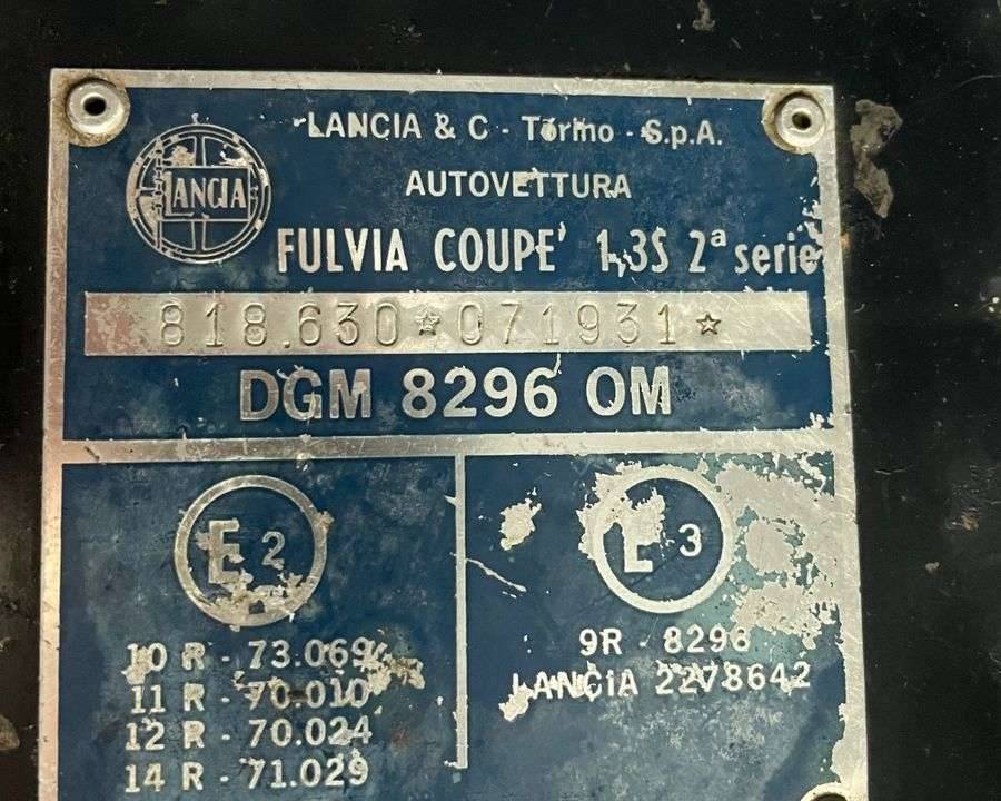 Bild 20/20 von Lancia Fulvia 1.3 S (1975)