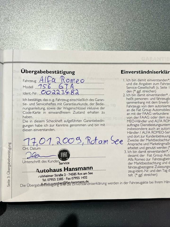 Imagen 59/62 de Alfa Romeo 156 3.2 V6 GTA (2005)