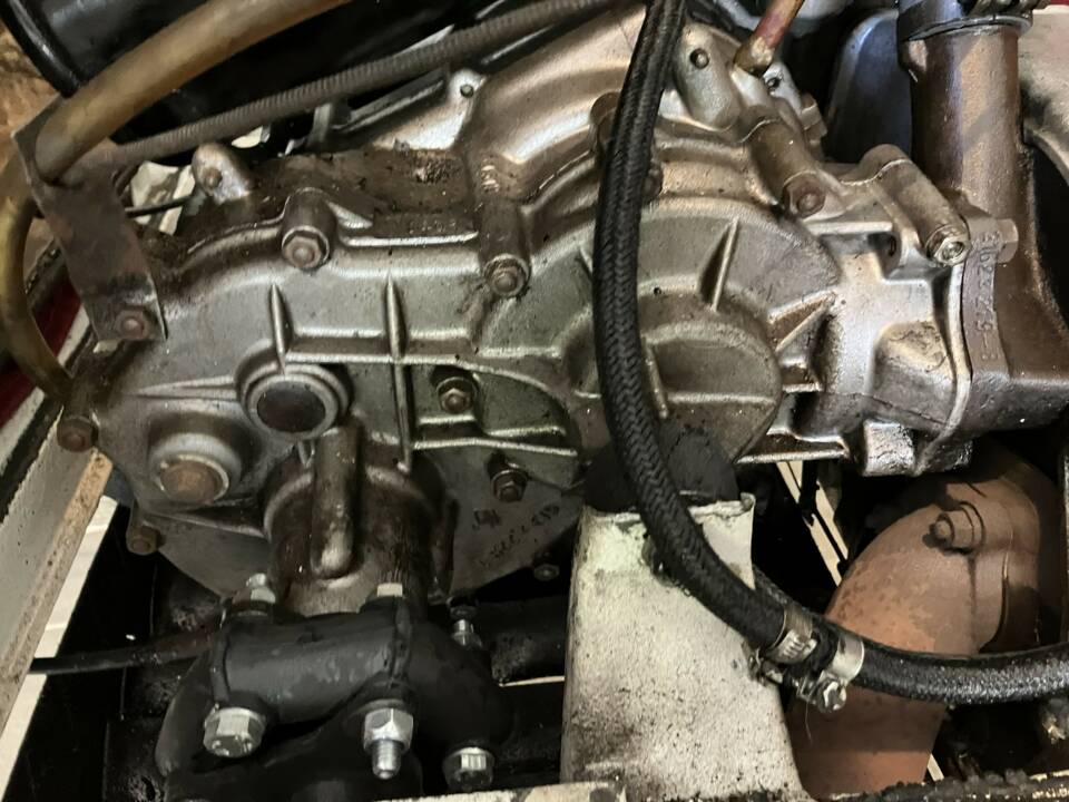 Motor von hinten