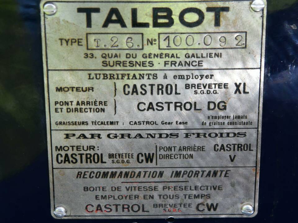 Afbeelding 31/50 van Talbot-Lago T26 Record Worblaufen (1947)