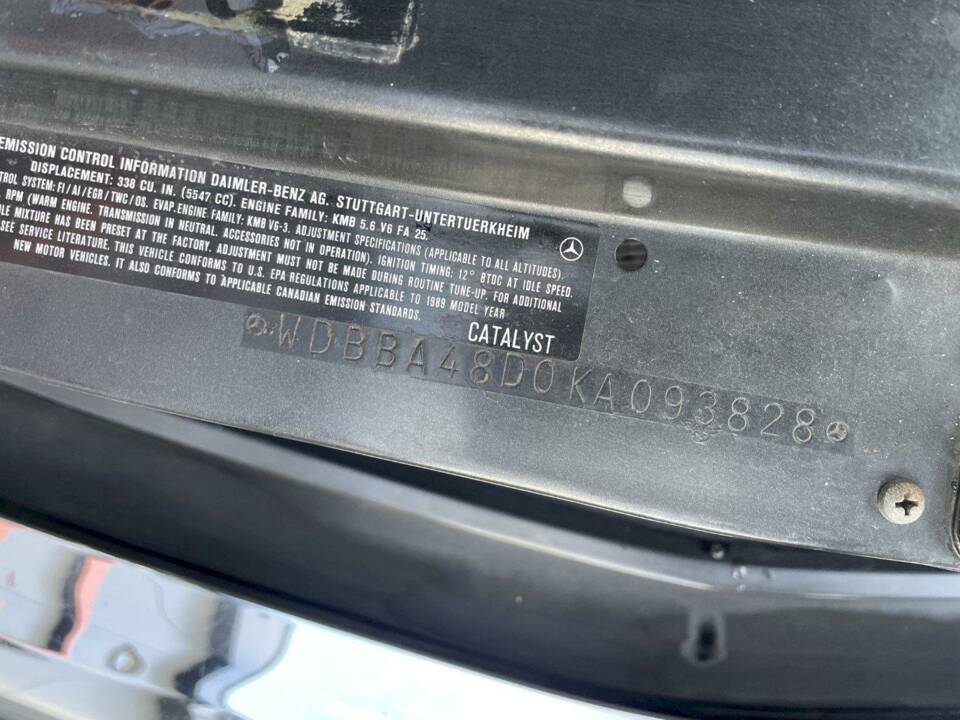 Image 35/36 de Mercedes-Benz 560 SL (1989)