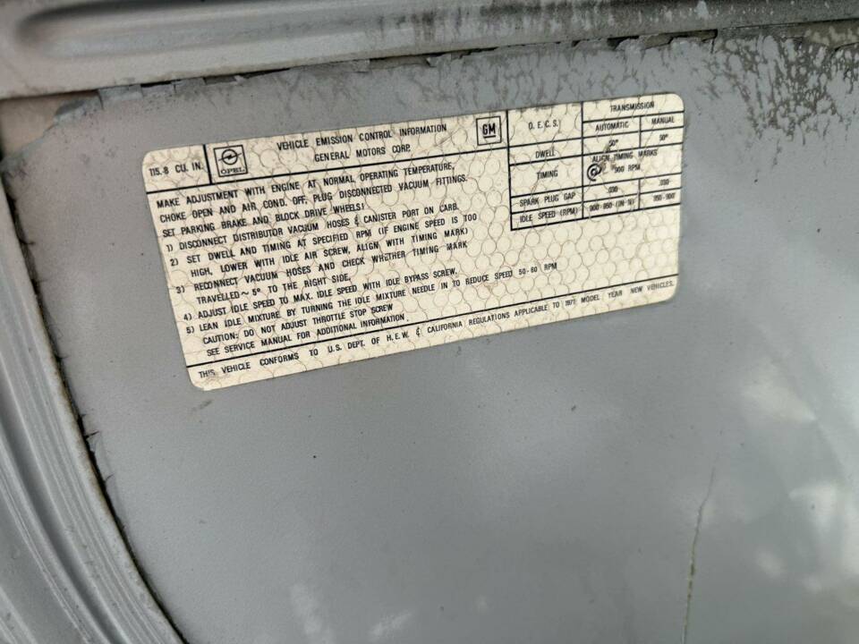 Bild 27/36 von Opel GT 1900 (1971)