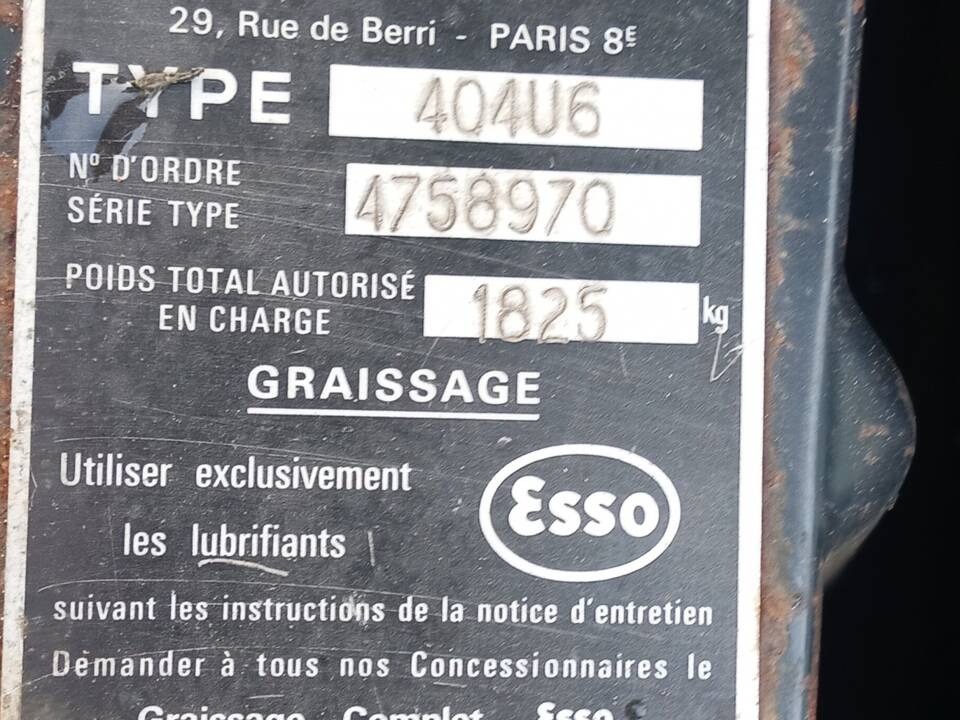 Afbeelding 21/50 van Peugeot 404 Break (1966)