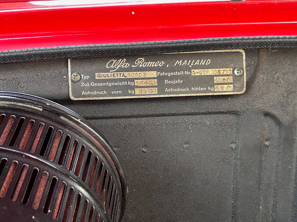 Image 22/35 of Alfa Romeo Giulietta Spider (1960)