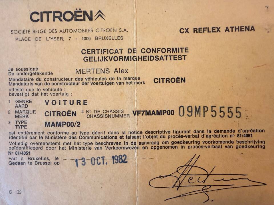 Imagen 21/21 de Citroën CX 20 (1982)