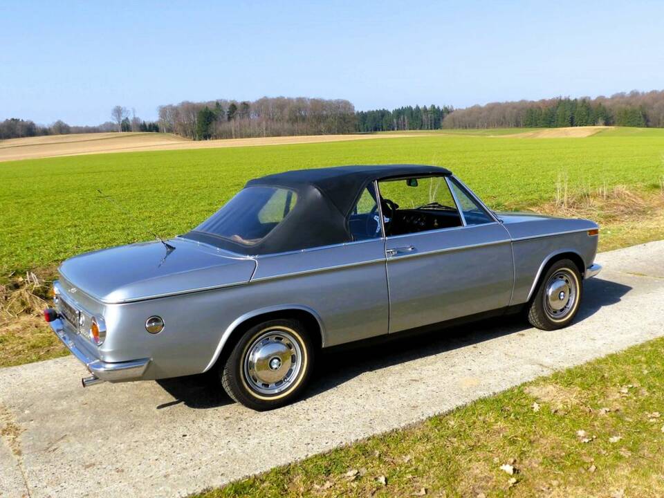 BMW 1600 Cabriolet silber metallic 1969