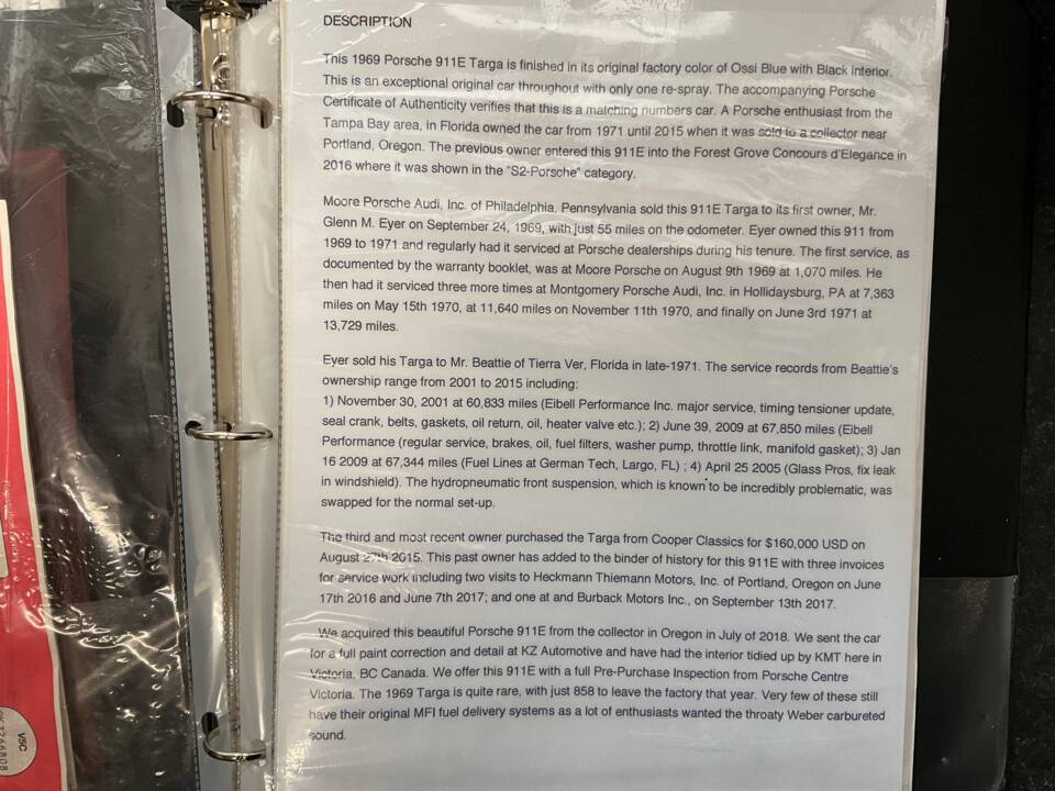 Afbeelding 52/53 van Porsche 911 2.0 E (1969)