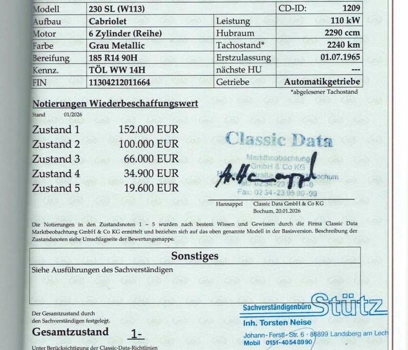 Image 30/30 of Mercedes-Benz 230 SL (1965)