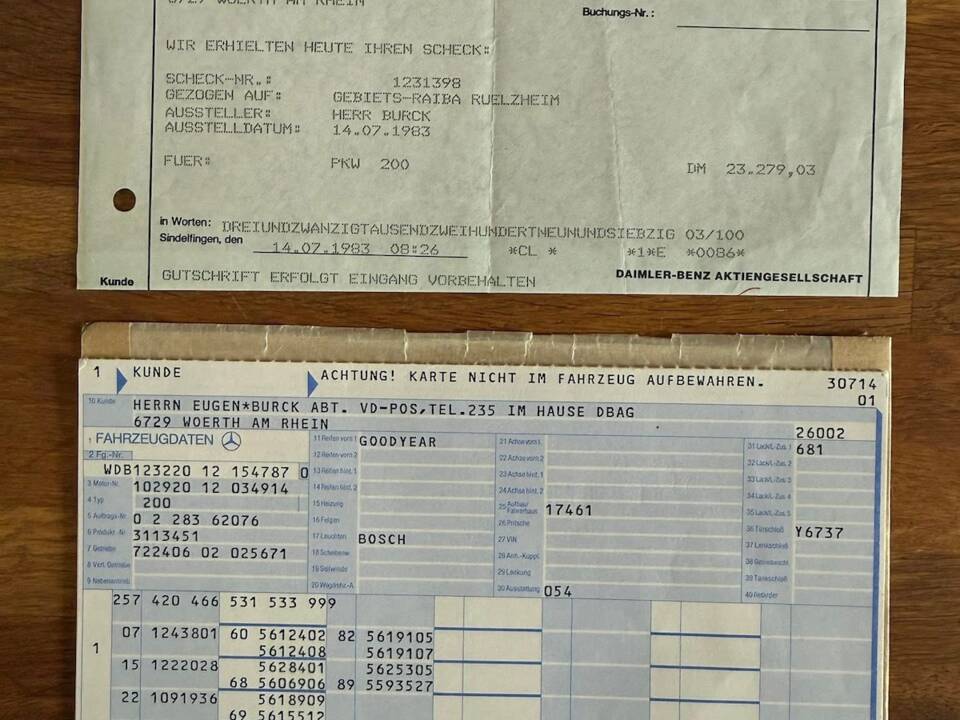 Afbeelding 12/15 van Mercedes-Benz 200 (1983)