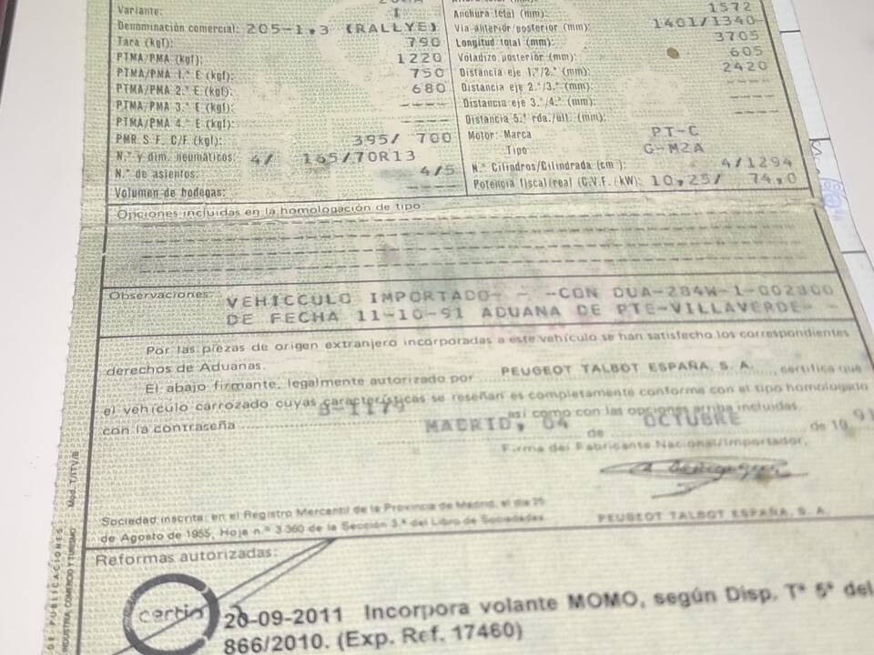 Bild 6/11 von Peugeot 205 rallye (1991)