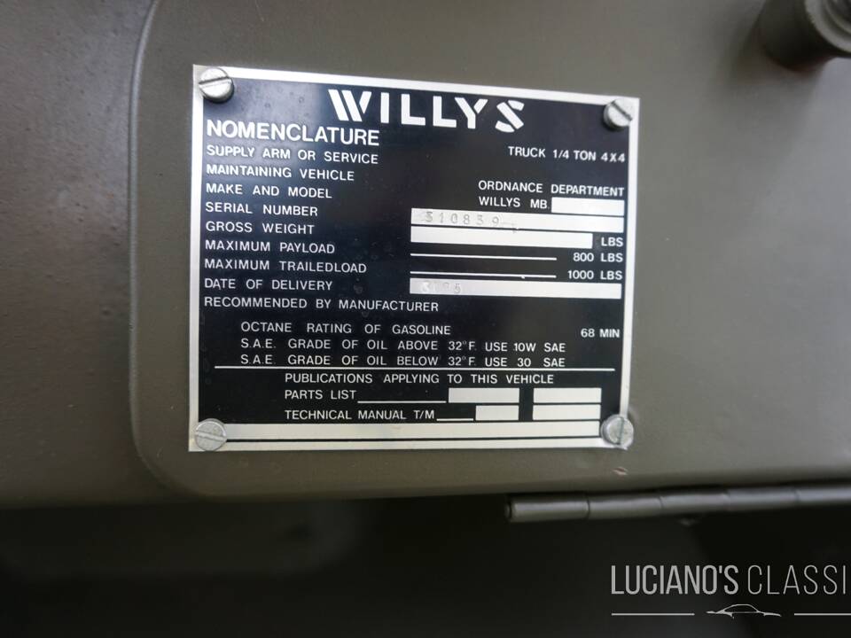 Afbeelding 39/58 van Willys MB (1943)