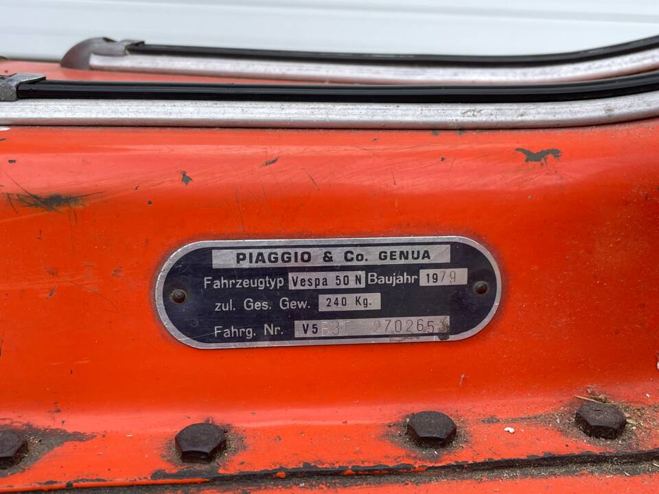 Immagine 11/11 di Piaggio Vespa 50 N Special (1979)
