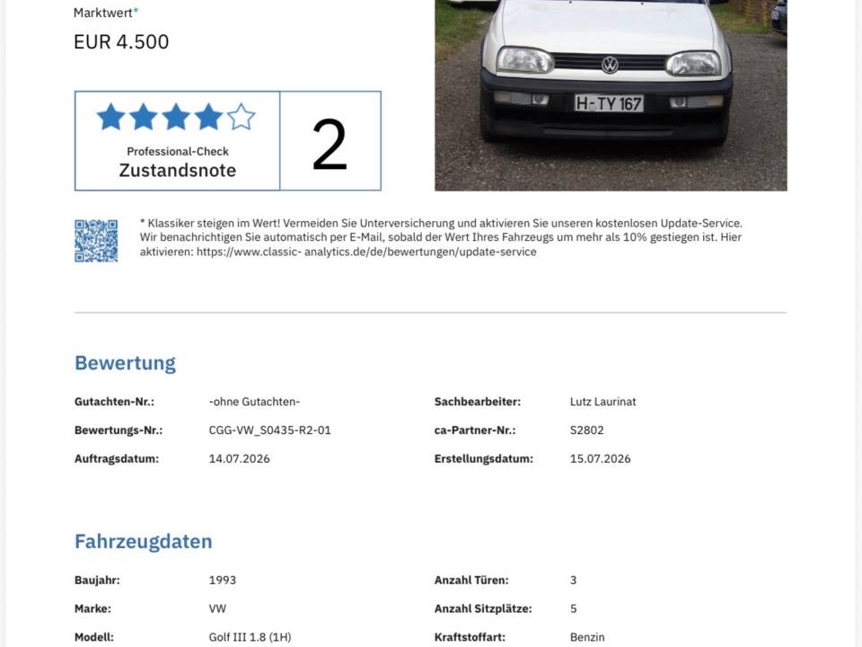 Immagine 24/26 di Volkswagen Golf III 1.8 (1993)