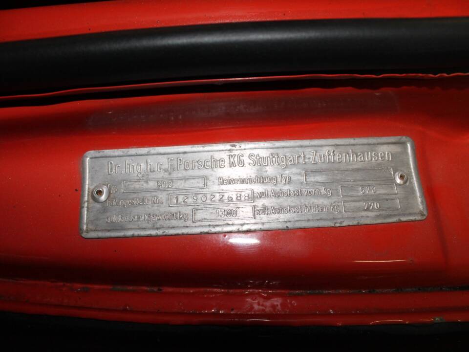 Image 78/79 of Porsche 912 (1969)