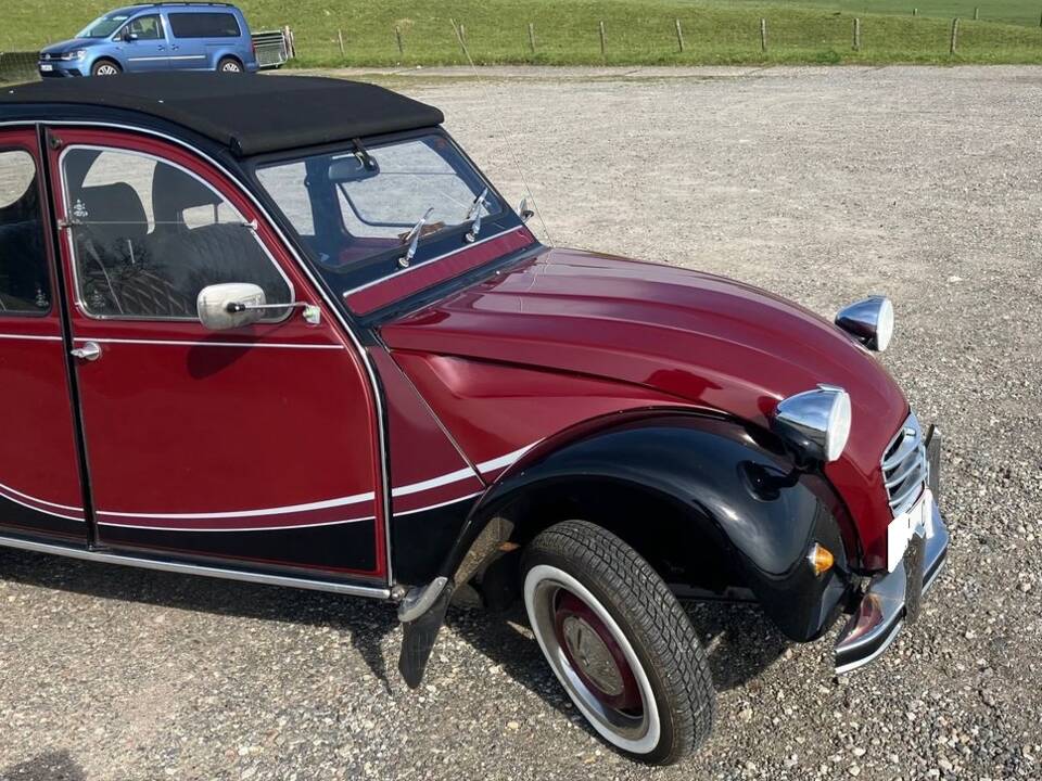 Citroën 2CV6 "Charleston" Cabrio-Limousine dunkelrot/schwarz 1988