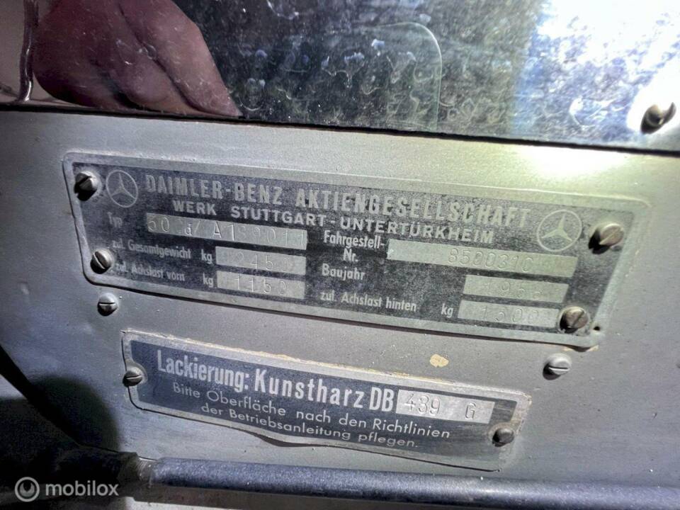 Image 35/36 of Mercedes-Benz 300 d (1958)