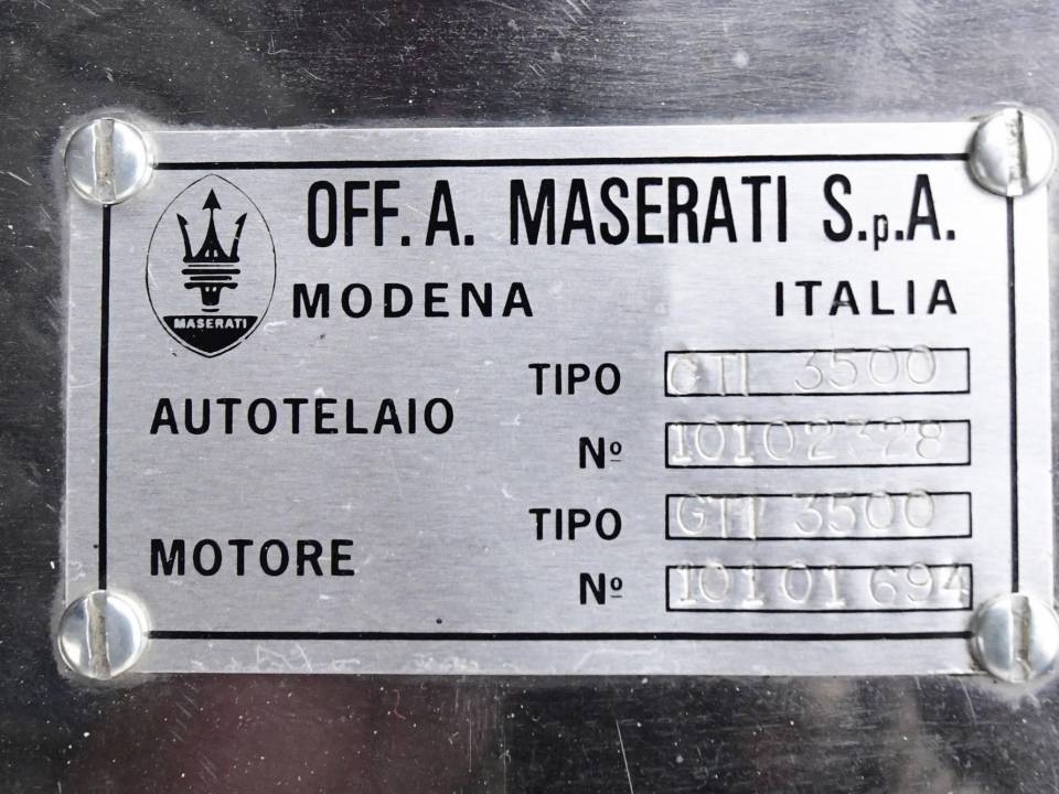 Image 33/50 of Maserati 3500 GTI Touring (1962)