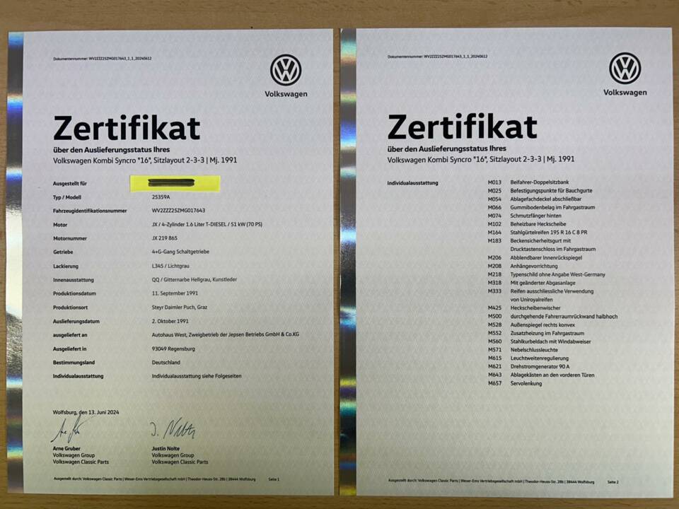 Bild 40/50 von Volkswagen T3 Kombi D Syncro 1.6 (1991)