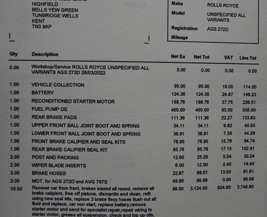 Bild 49/50 von Rolls-Royce Silver Shadow II Jubilee (1980)