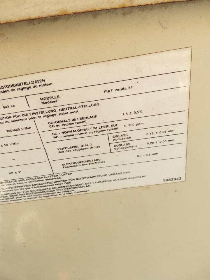 Image 42/61 de FIAT Panda 34 (1983)