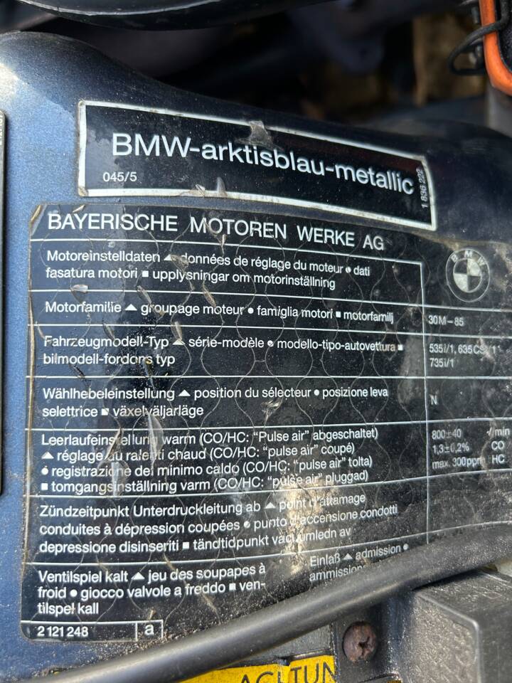 Bild 18/24 von BMW 635 CSi (1987)