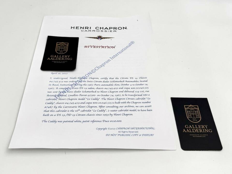 Image 10/50 of Citroën DS 21 Chapron (1963)