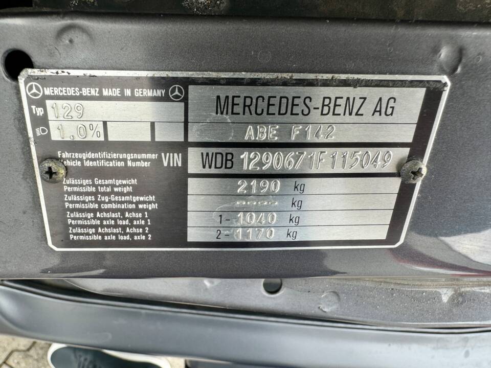 Bild 23/56 von Mercedes-Benz SL 500 (1995)