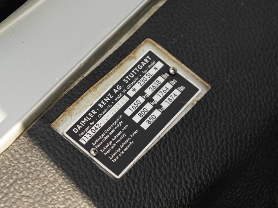 Image 8/20 de Mercedes-Benz 230 SL (1965)