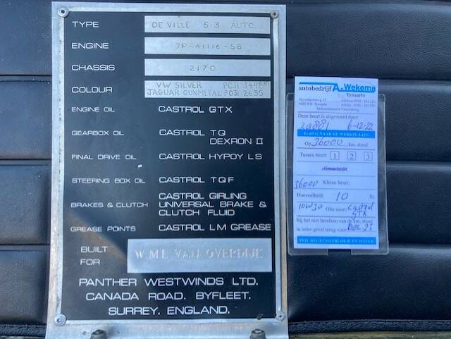 Image 20/20 de Panther De Ville Saloon (1979)