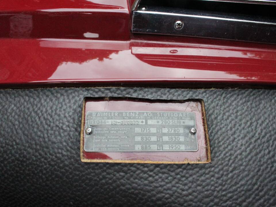 Imagen 5/16 de Mercedes-Benz 280 SL (1969)