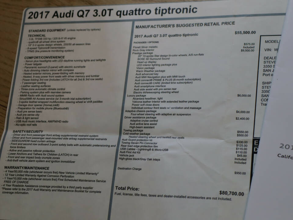 Image 39/50 of Audi Q7 3.0 TFSI (2017)