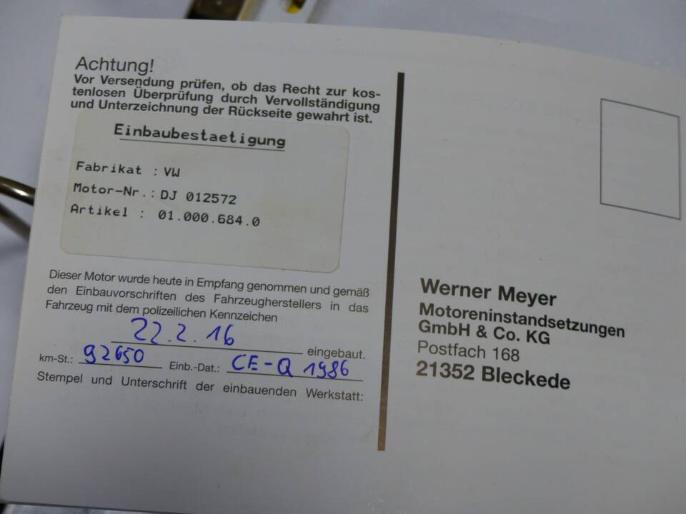 Bild 93/94 von Volkswagen T3 Transporter Syncro 2.1 (G-Kat) (1986)