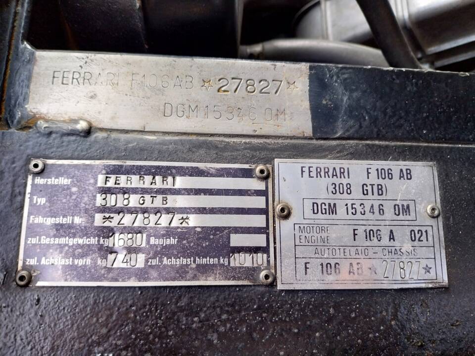 Image 30/53 of Ferrari 308 GTB (1979)