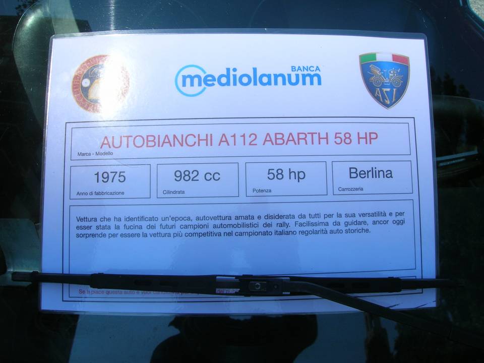 Image 20/33 of Autobianchi A112 Abarth (1975)