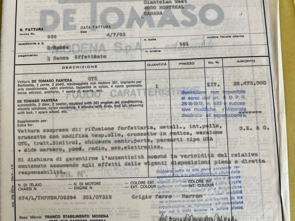 Image 55/61 of De Tomaso Pantera GT5 (1984)