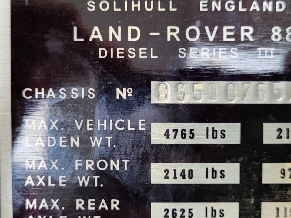 Imagen 7/8 de Land Rover 88 Lightweight (1978)