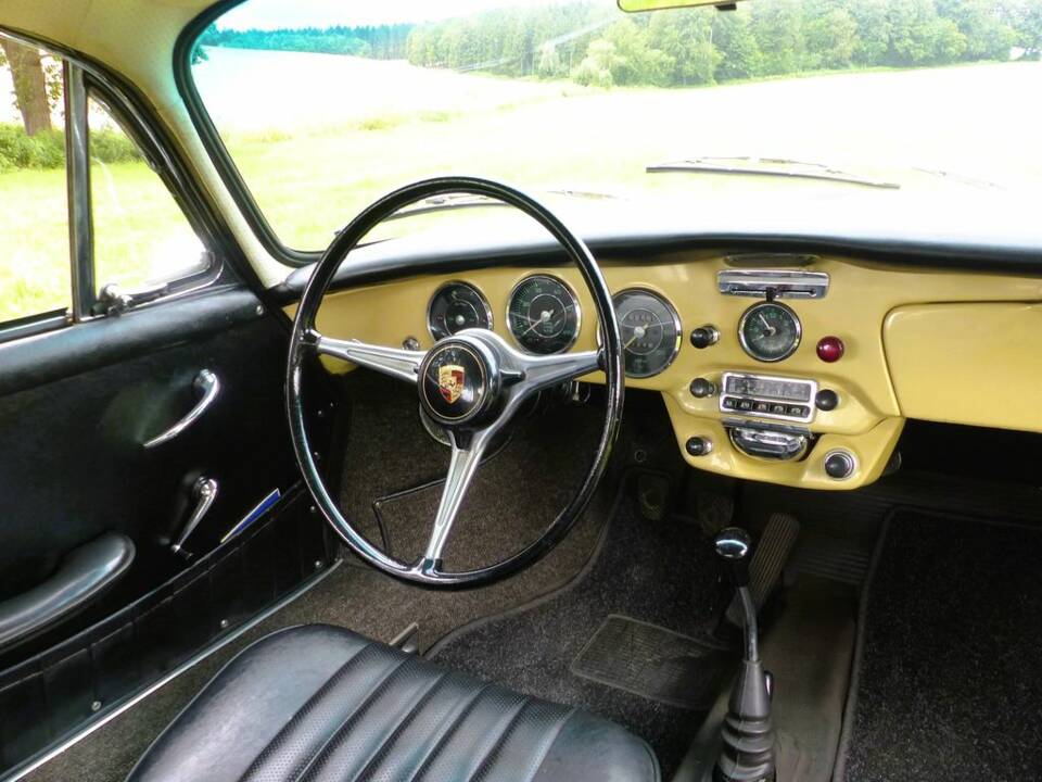 Porsche 356 C 1600 Coupé champagnergelb (Porsche 6405) 1964