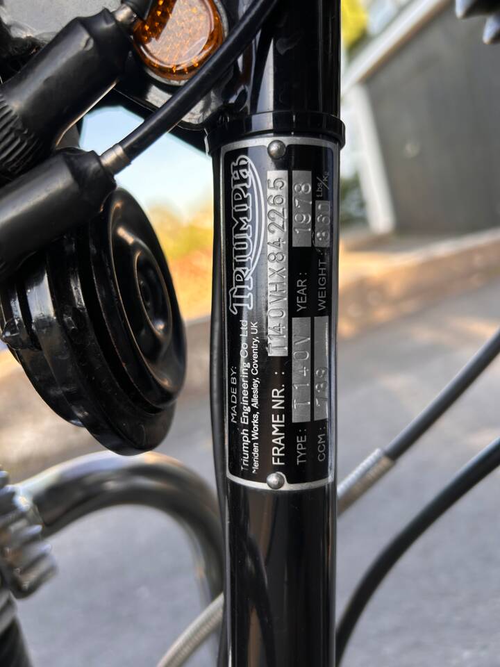 Bild 3/11 von Triumph T 140 V Bonneville (1978)