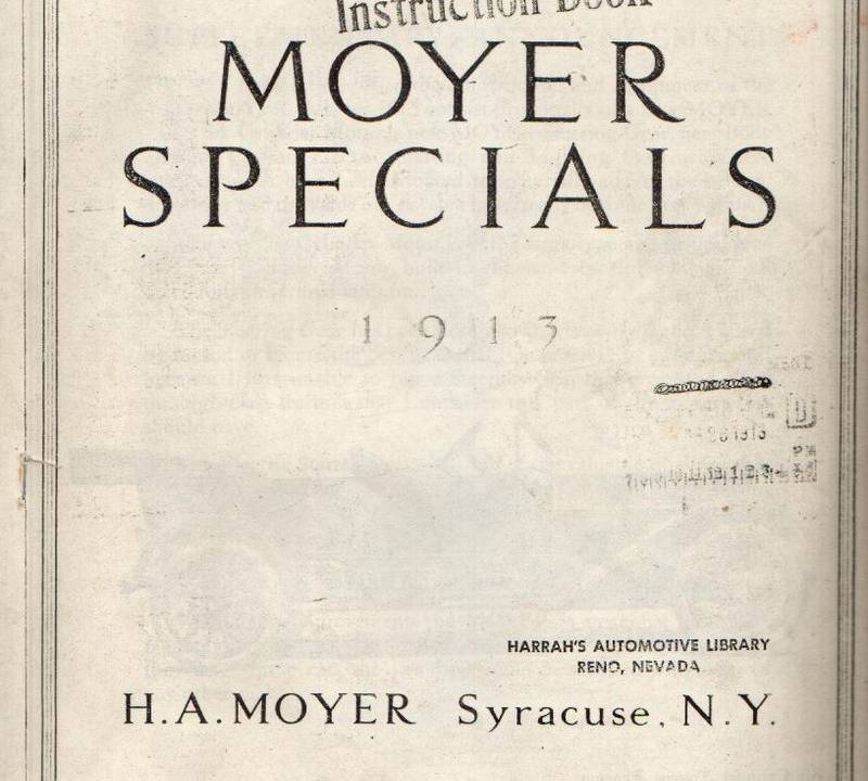 Image 25/26 de Moyer B&amp;E Series Touring (1913)