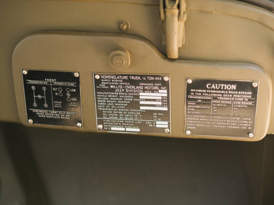 Bild 18/31 von Willys Jeep M38 A1 (1943)