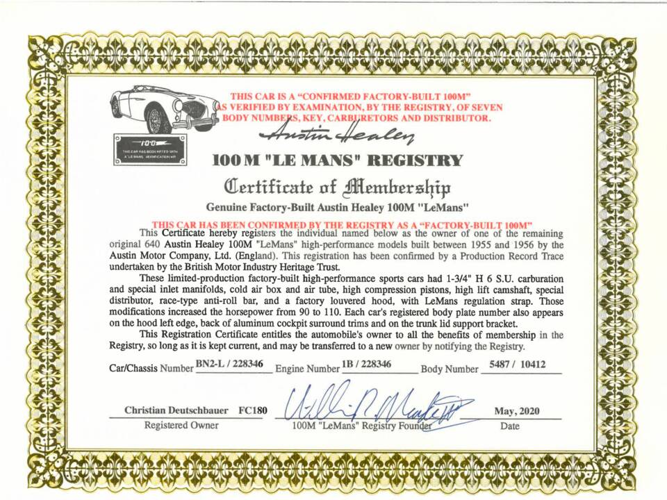 Immagine 9/11 di Austin-Healey 100/4M (BN2) (1955)