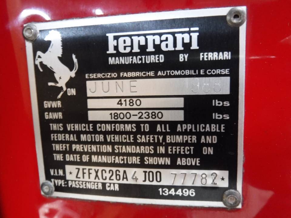 Bild 19/50 von Ferrari Mondial 3.2 (1988)