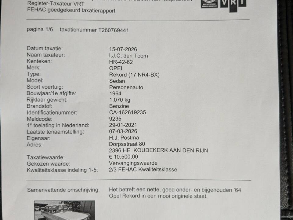 Image 38/38 of Opel Rekord 1700 (1964)