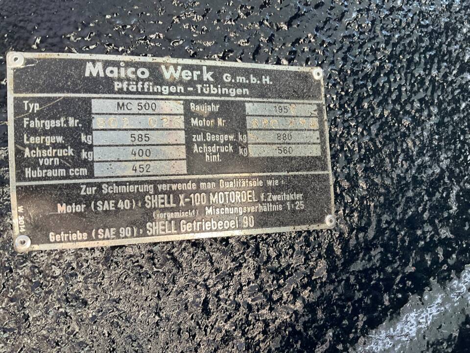 Image 5/25 of Maico 500 (1956)